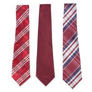 Kai‎ Long 100% Silk Plaid and Patterned Ties